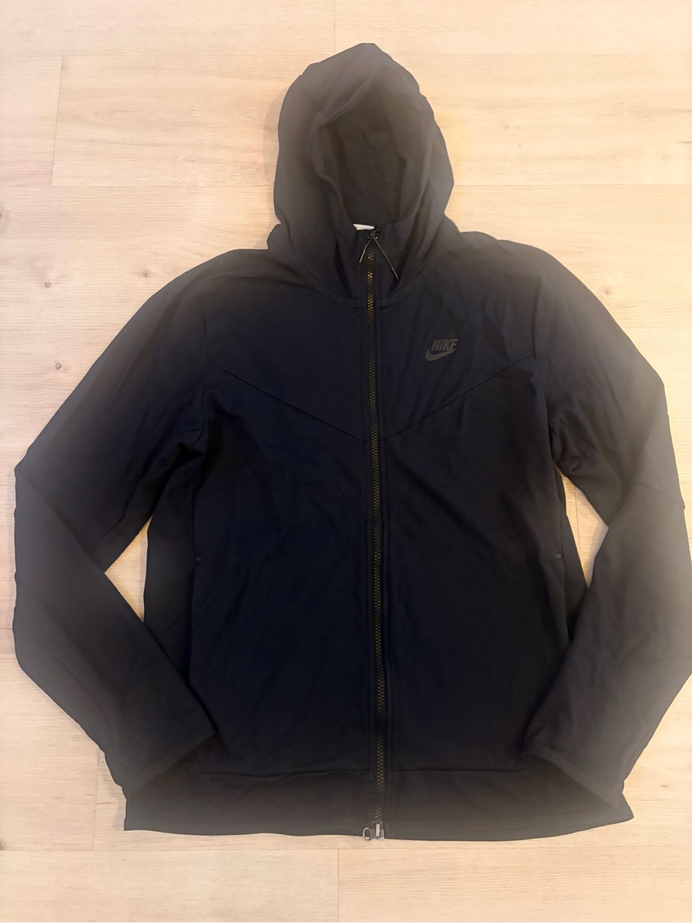 Nike Black Full Zip Stretchy Hoodie